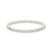 Bratara cu perle naturale si aur roz 14K DiAmanti L241-10B-G